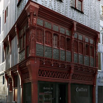 Architecture - Patrimoine - Perspective 3D - maison à pans de bois