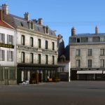 Architecture - patrimoine - Perspective 3D - Vernon - Place d'Armes